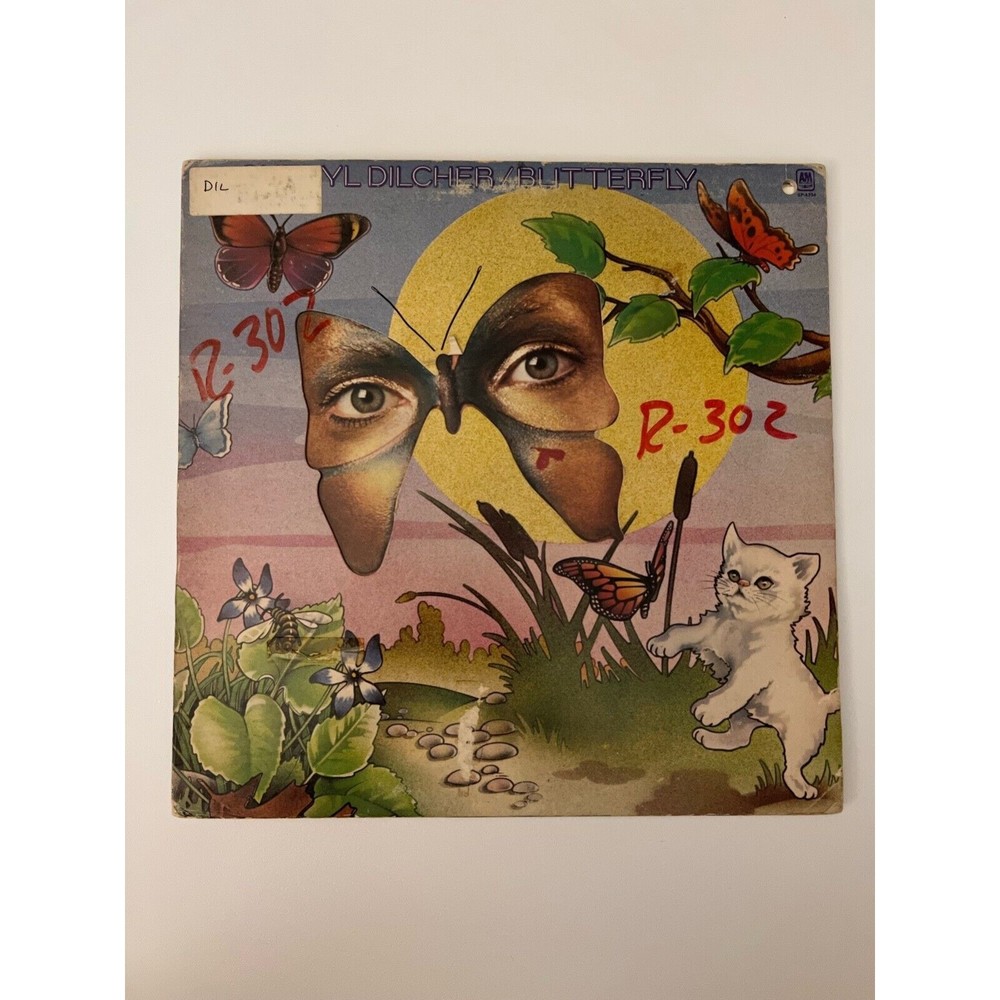 Cheryl Dilcher Butterfly LP 1973 A&M SP-4687 SP 4394 Gatefold Die Cut Lyrics EX